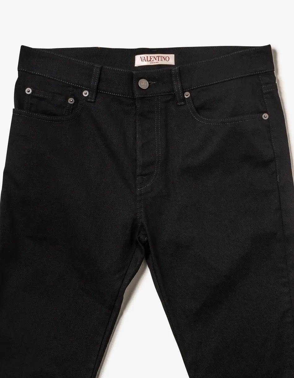 Valentino Garavani Black Skinny Fit Jeans