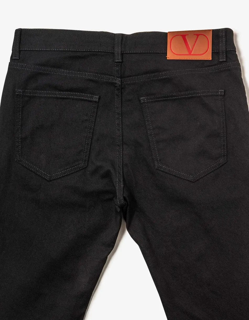 Valentino Garavani Black Skinny Fit Jeans