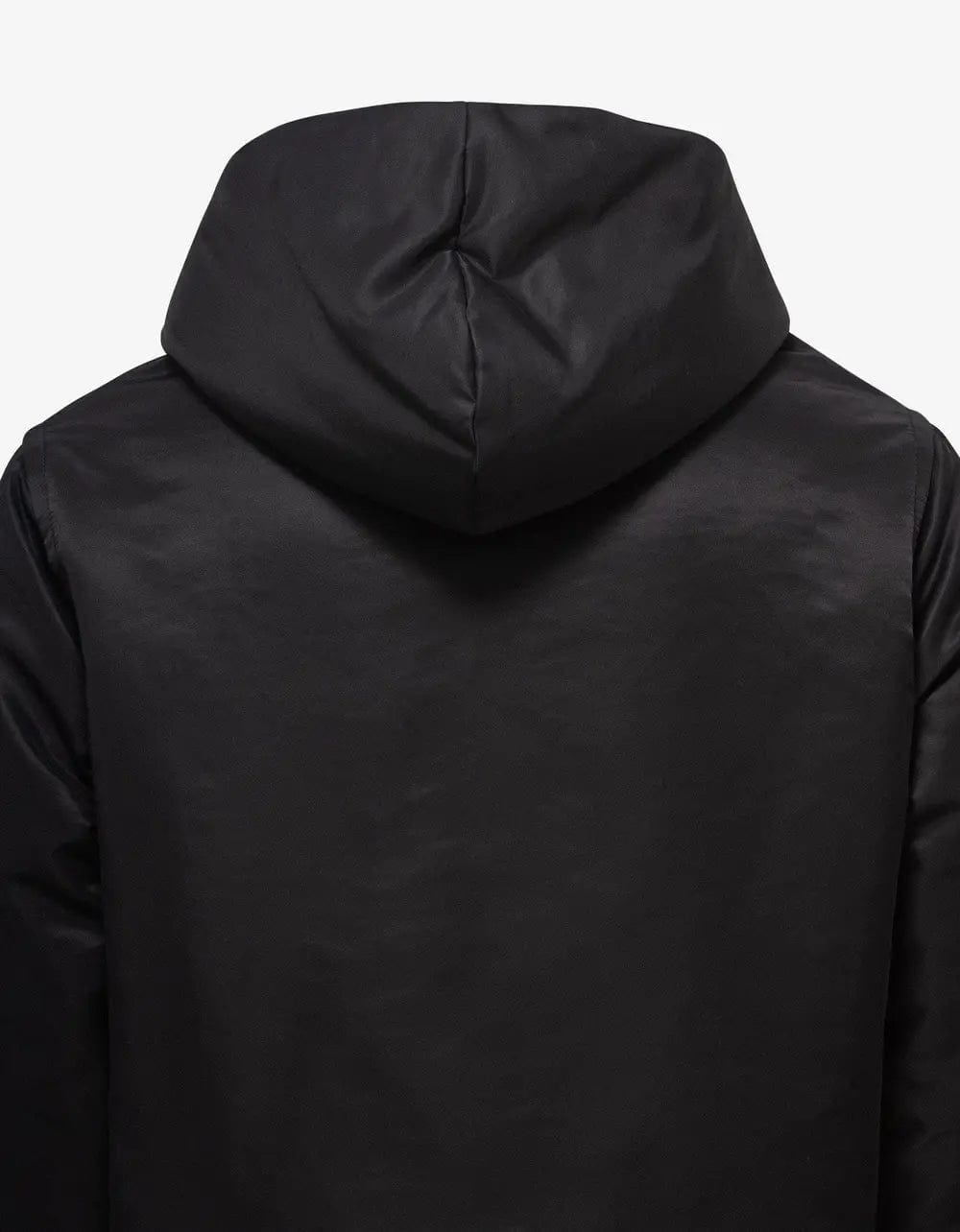 Valentino Garavani Black Stud Detail Nylon Hoodie