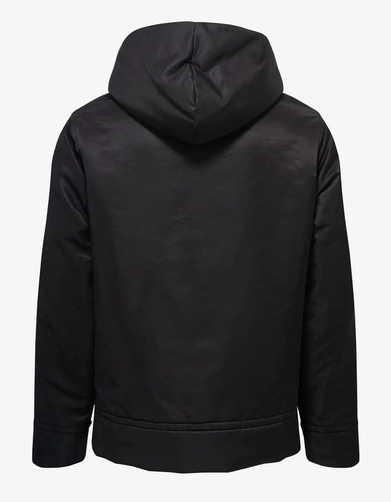 Valentino Garavani Black Stud Detail Nylon Hoodie