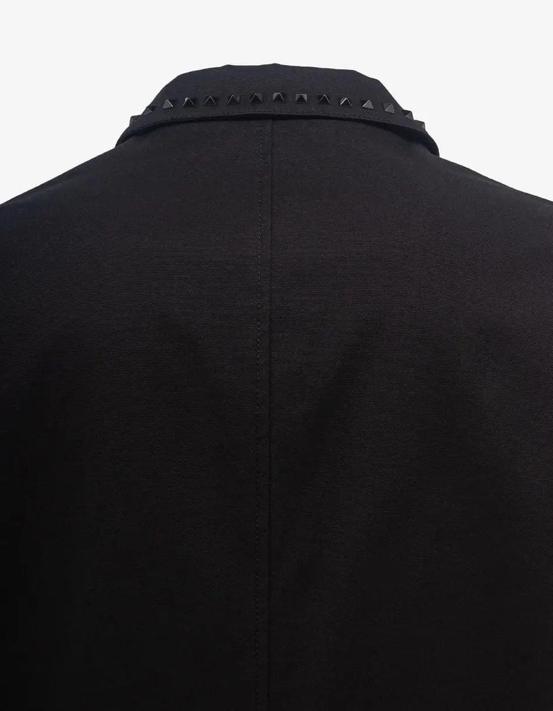 Valentino Garavani Black Untitled Stud Overshirt