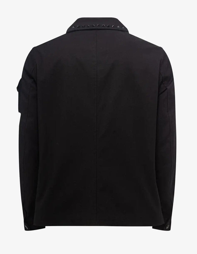 Valentino Garavani Black Untitled Stud Overshirt