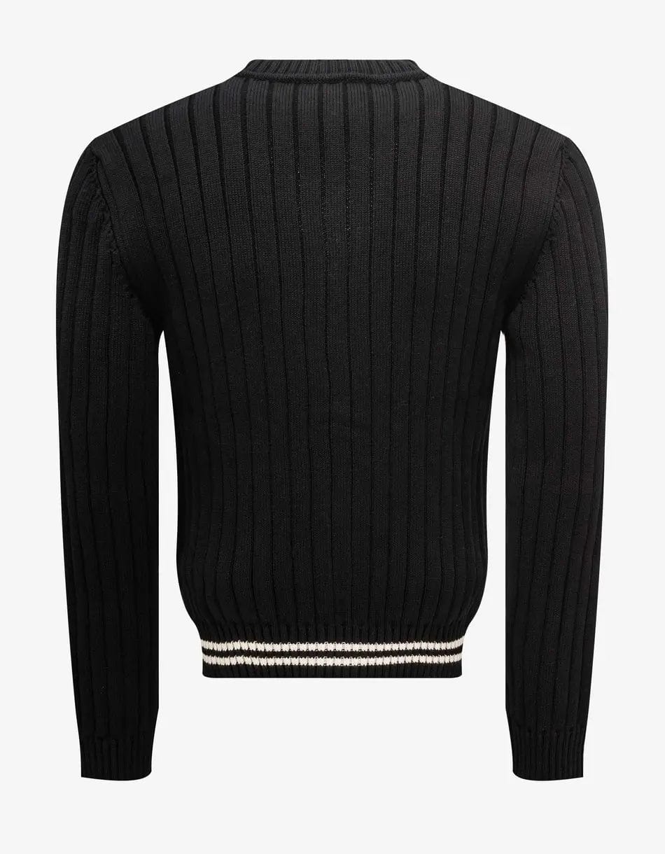 Valentino Garavani Black VLogo Cardigan