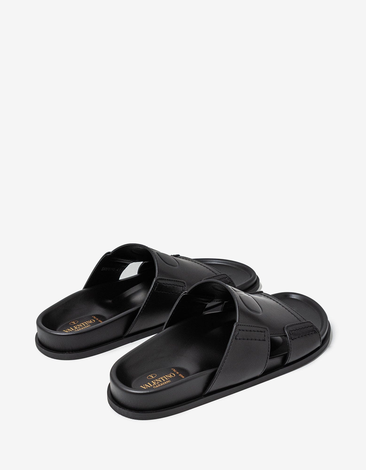 Black valentino shops slides