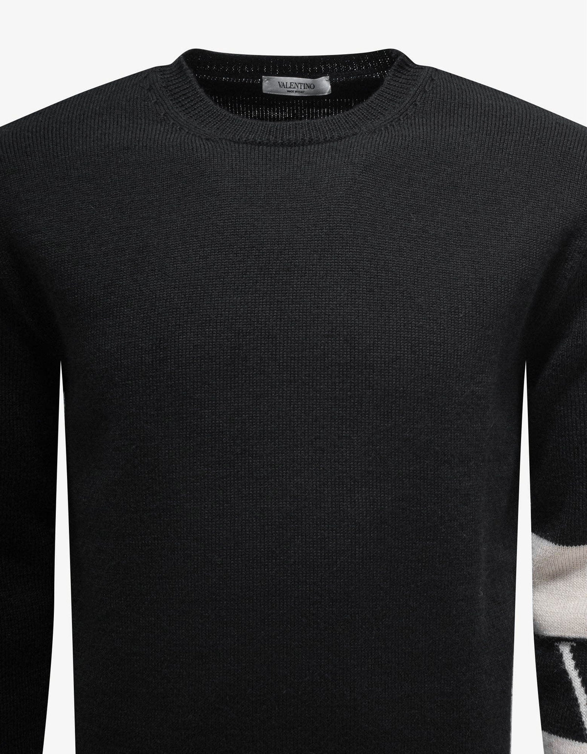 Valentino Garavani Black VLTN Logo Sweater