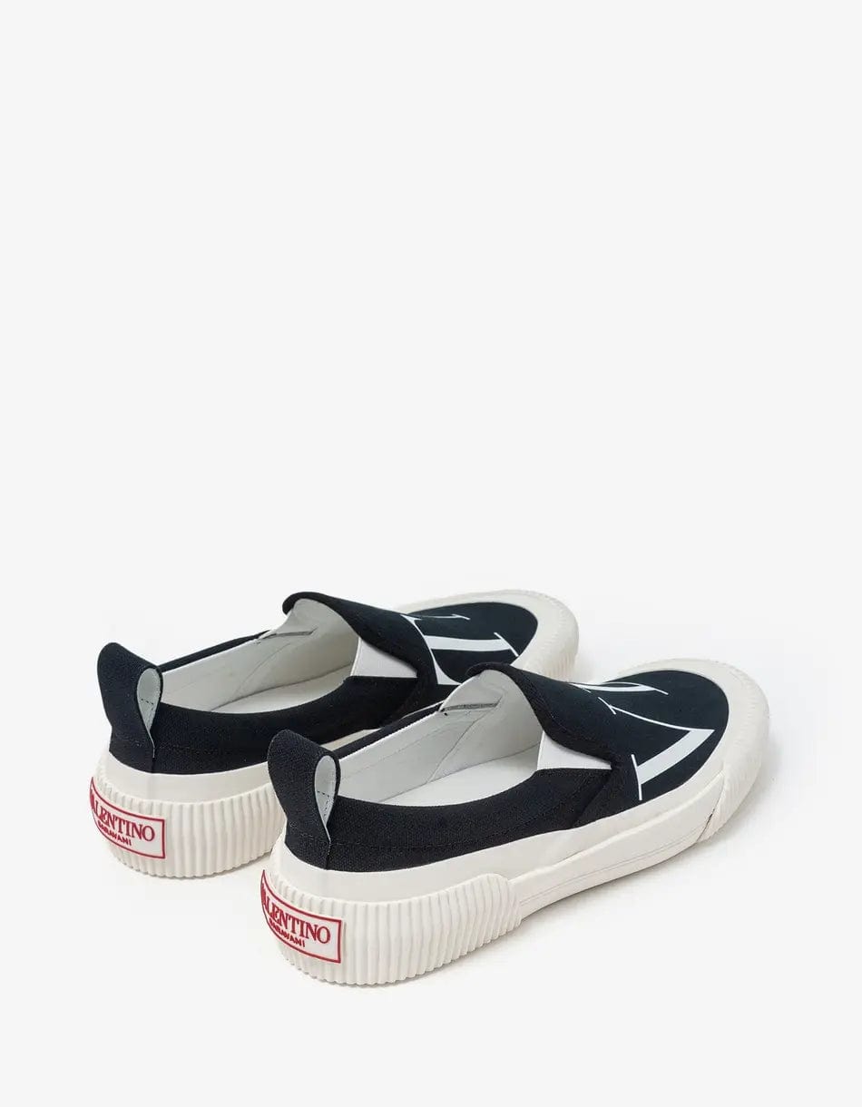 Valentino Garavani Black VLTN Slip On Trainers