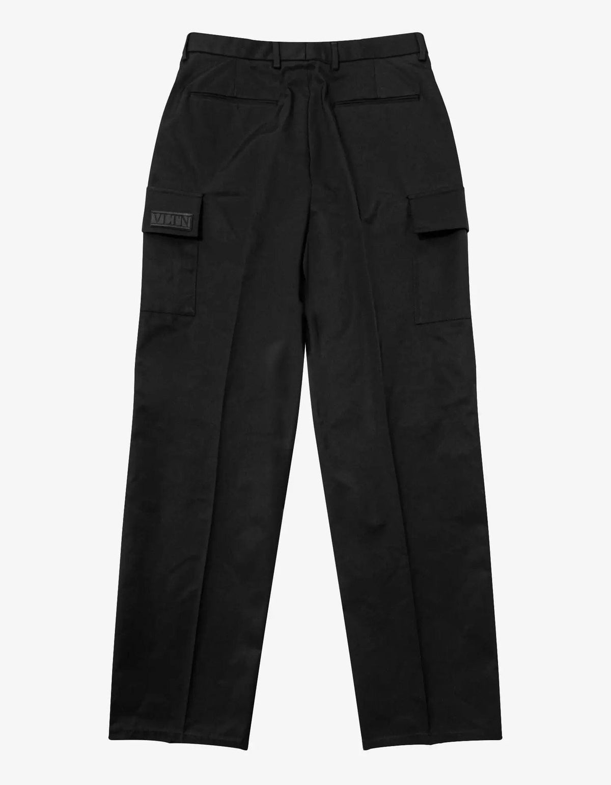 Valentino Garavani Black VLTN Tag Cargo Trousers