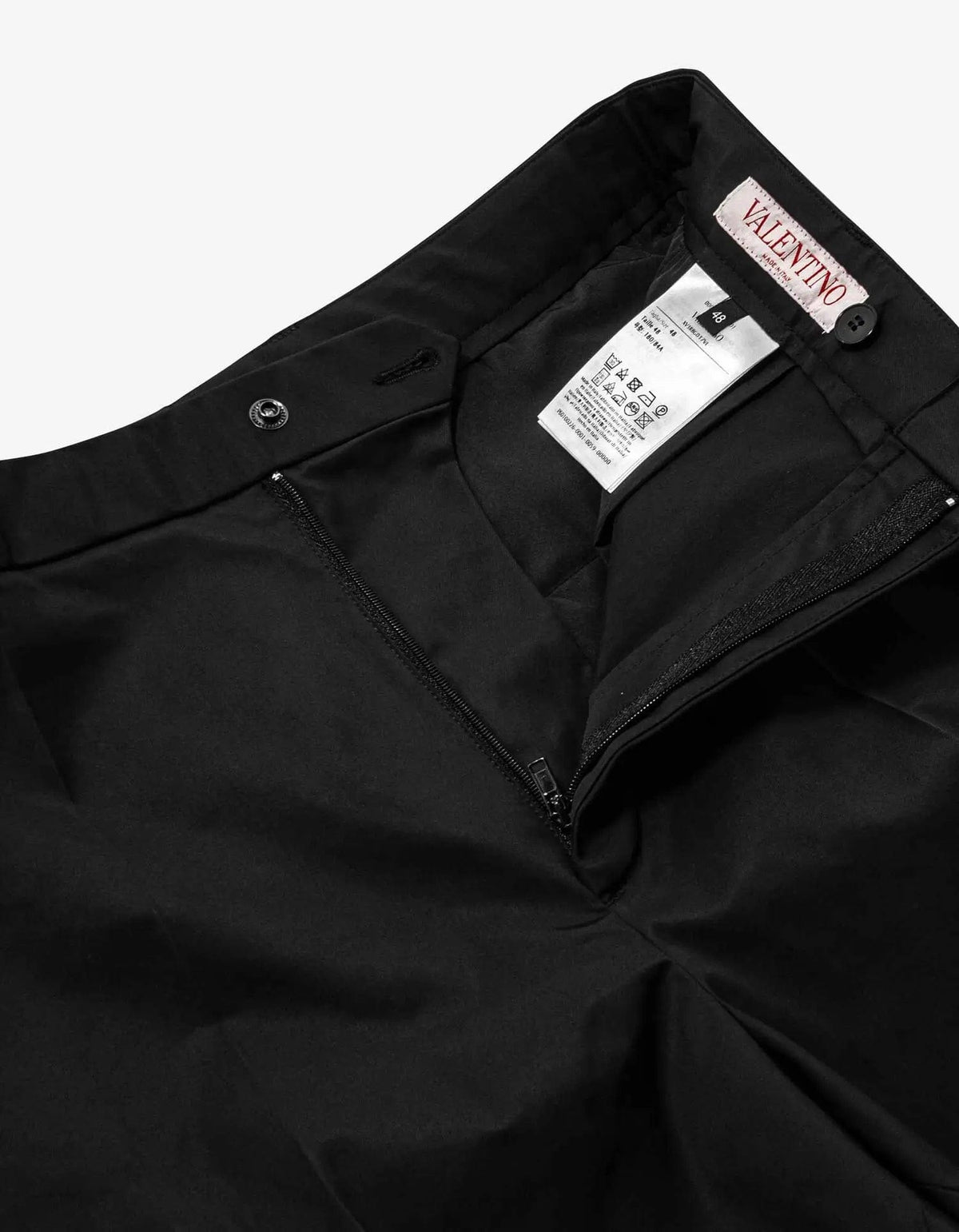 Valentino Garavani Black VLTN Tag Cargo Trousers