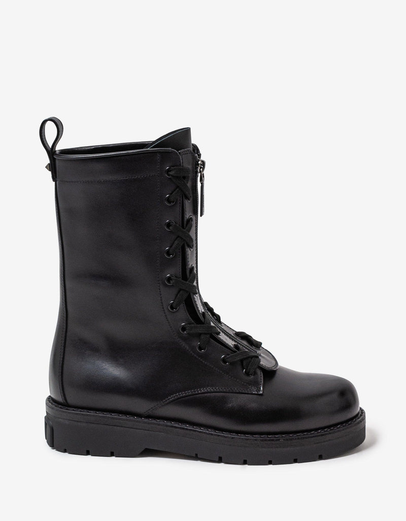 Valentino Garavani Black XCombat Boots