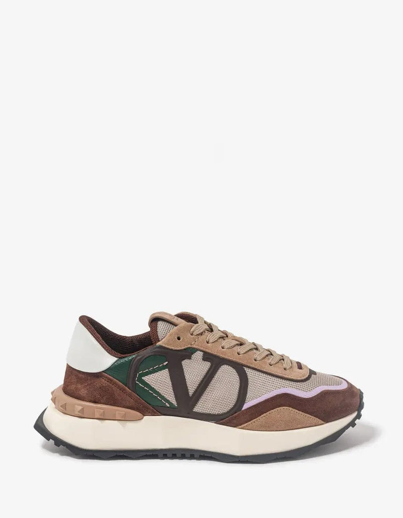 Valentino Garavani Brown Netrunner Trainers