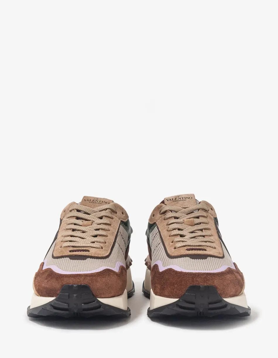 Valentino Garavani Brown Netrunner Trainers