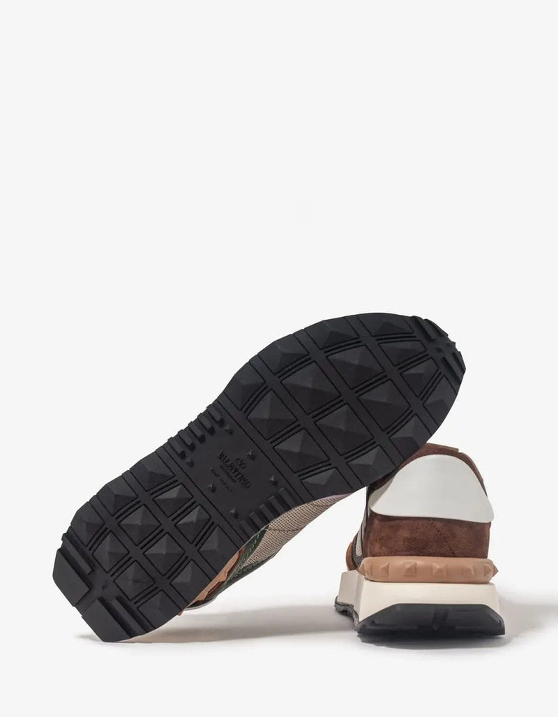 Valentino Garavani Brown Netrunner Trainers