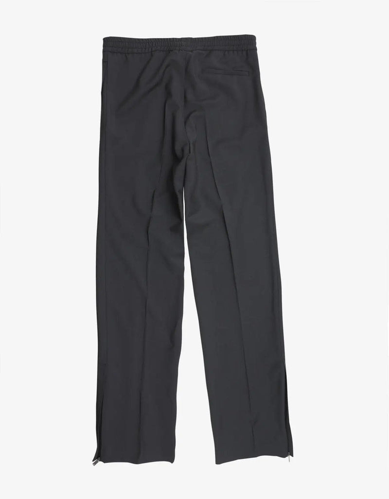 Valentino Garavani Grey Side Stripe Trousers