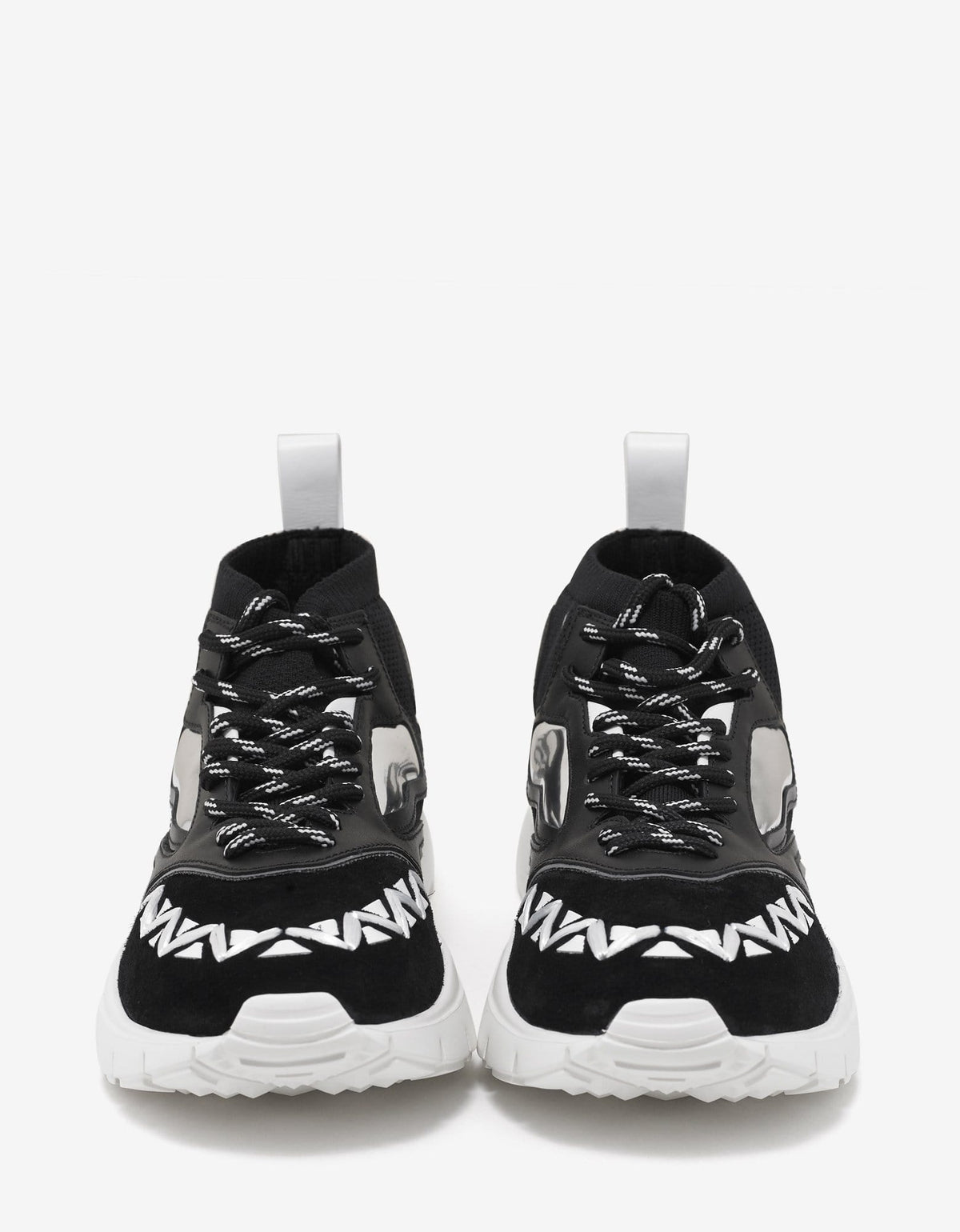 Valentino Garavani Heroes Reflex Black High Top Trainers