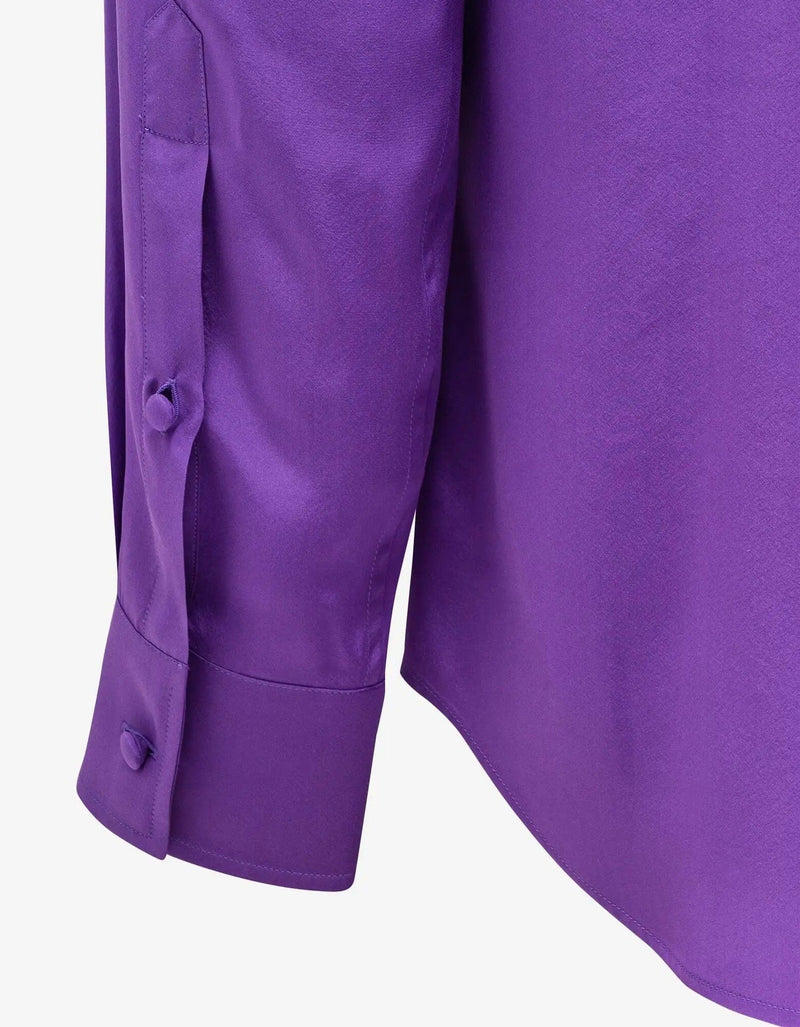 Valentino Garavani Lilac Silk Shirt