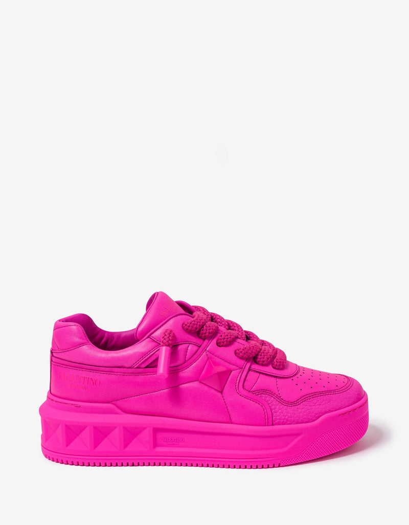 Valentino Garavani Pink PP One Stud XL Trainers