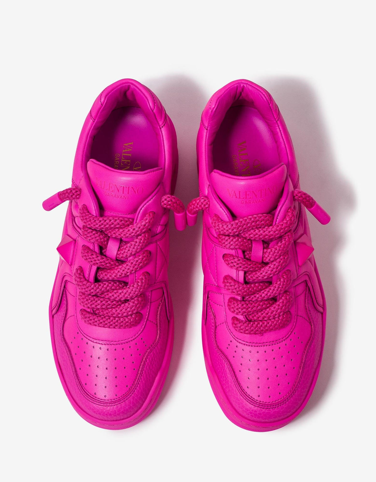 Valentino Garavani Pink PP One Stud XL Trainers