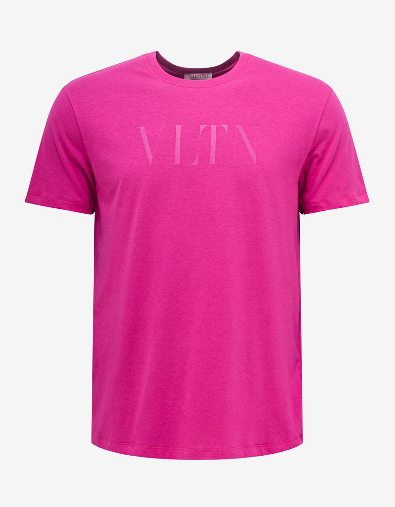 Valentino Garavani Pink PP VLTN Print T-Shirt