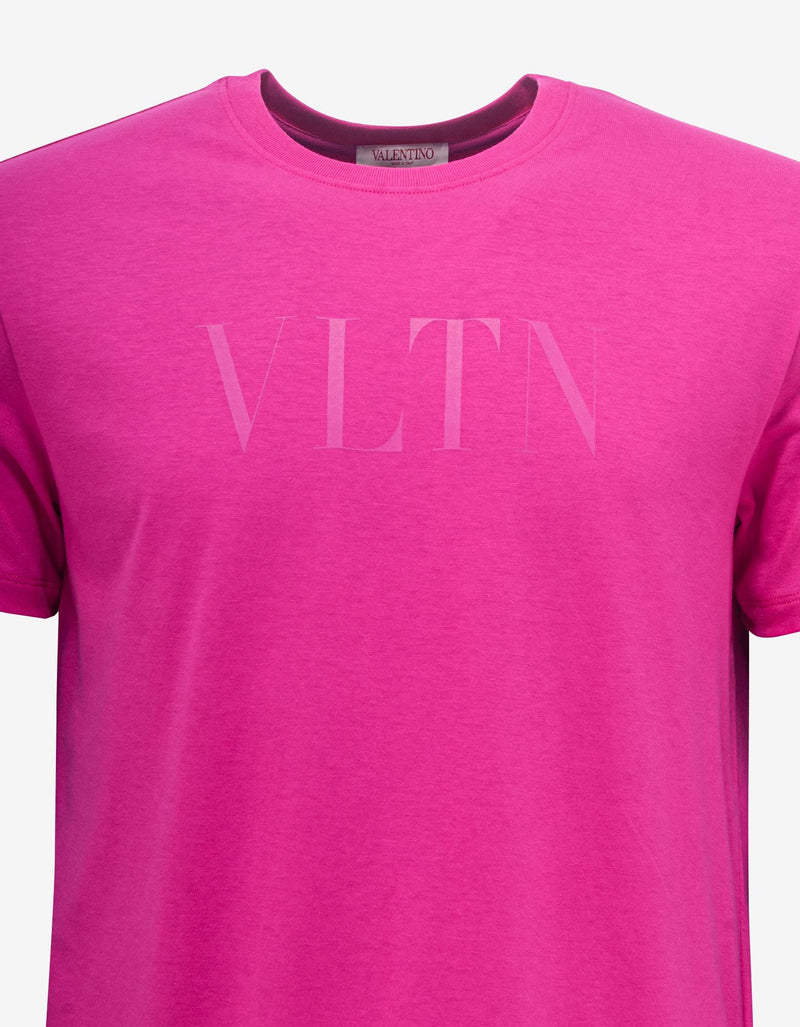 Valentino Garavani Pink PP VLTN Print T-Shirt