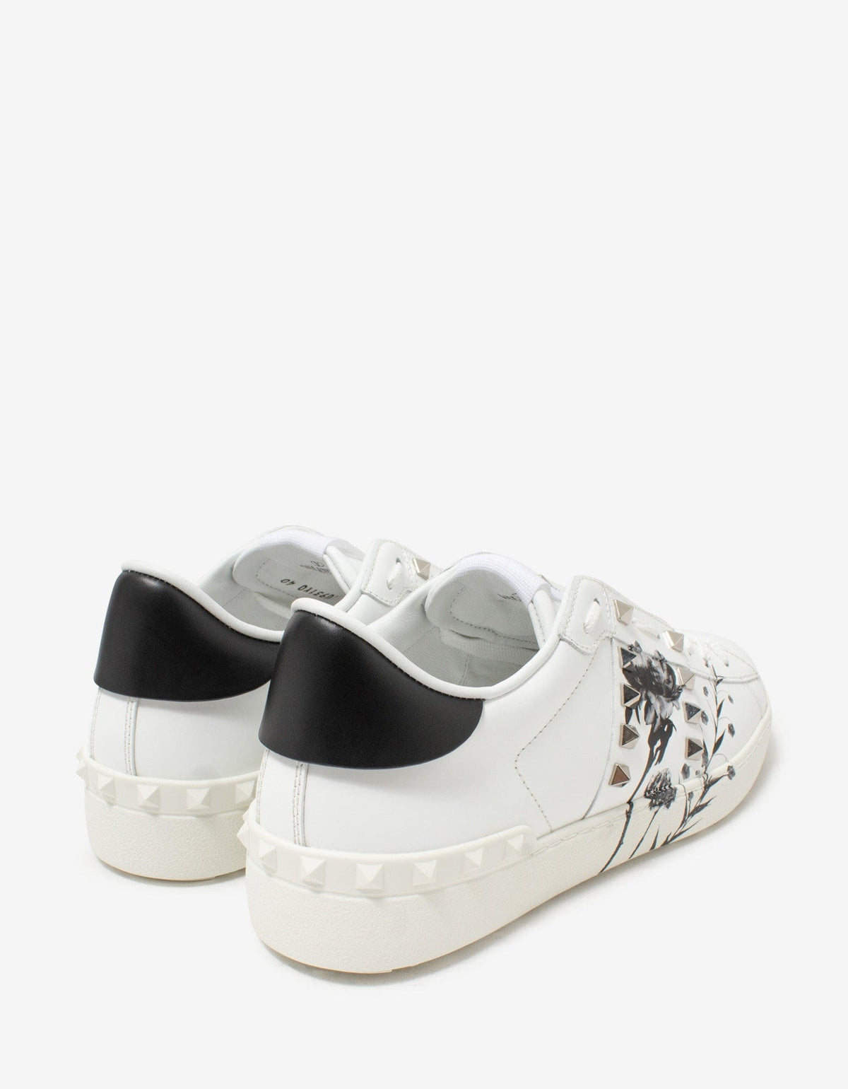 Valentino Garavani Rockstud Untitled Flowersity White Trainers