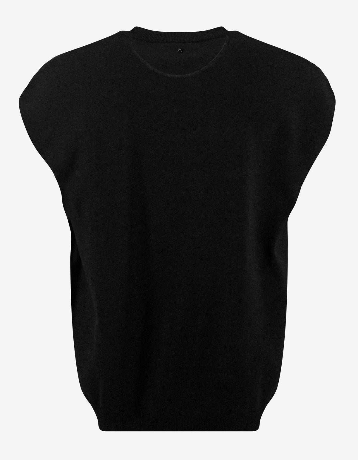 Valentino Garavani Valentino Garavani Black Cut-Out V-Neck Sleeveless Sweater