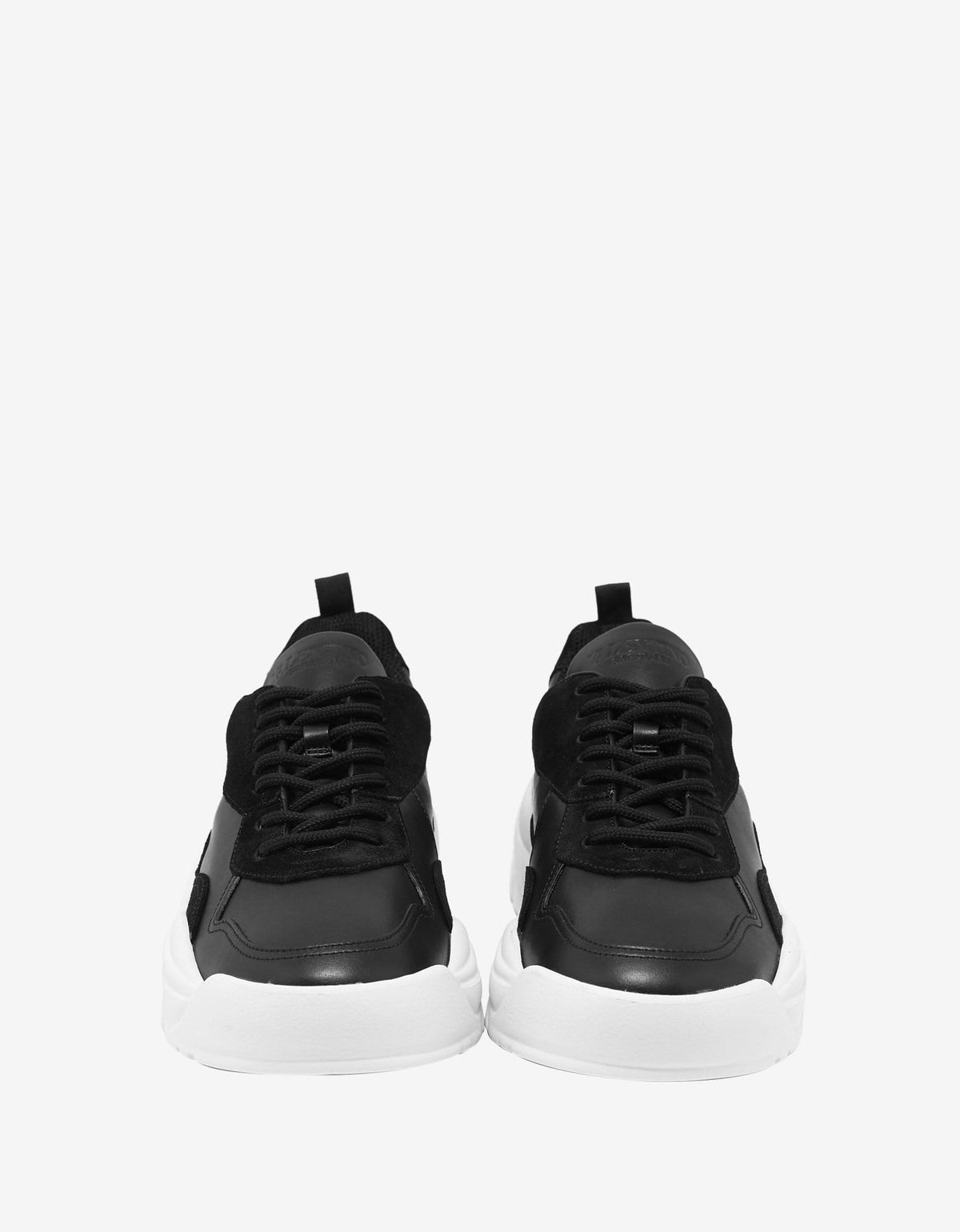 Valentino Garavani Valentino Garavani Black Gumboy Calf & Suede Leather Trainers