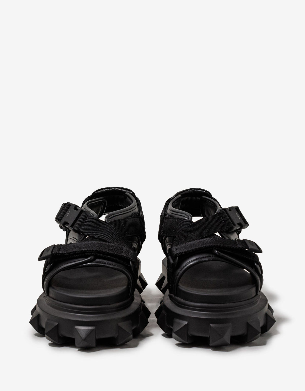 Valentino Garavani Valentino Garavani Black Trackstud Sandals