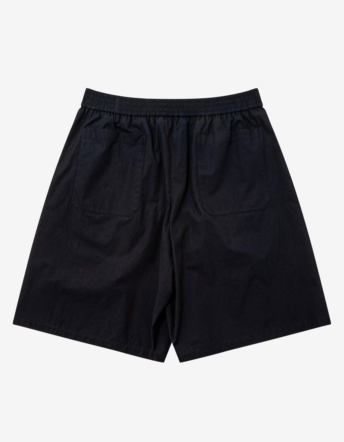 Valentino Garavani Valentino Garavani Navy Blue Bermuda Shorts with Vaporwave Patches