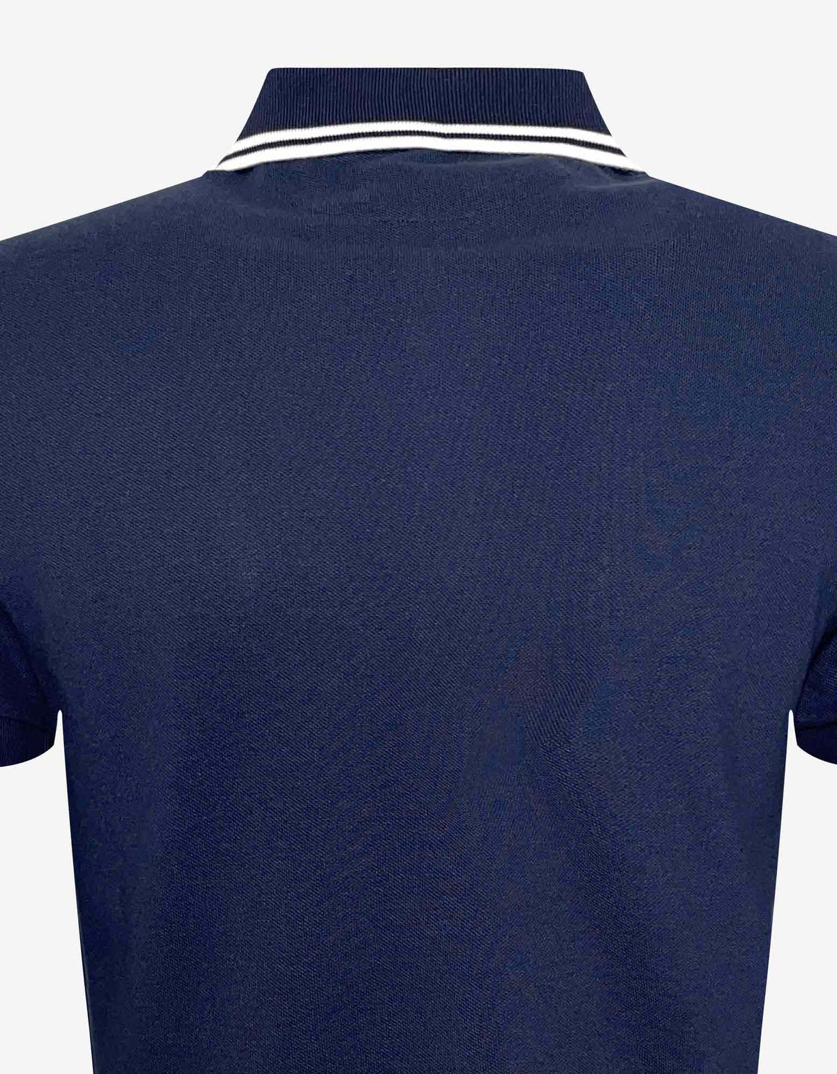 Valentino Garavani Valentino Garavani Navy Blue Optical Valentino Patch Polo T-Shirt