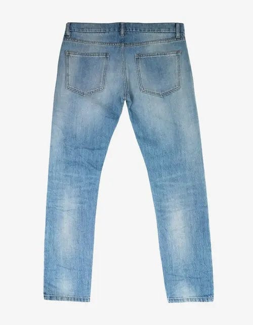 Valentino Garavani Valentino Garavani Rockstud Untitled Light Blue Denim Jeans