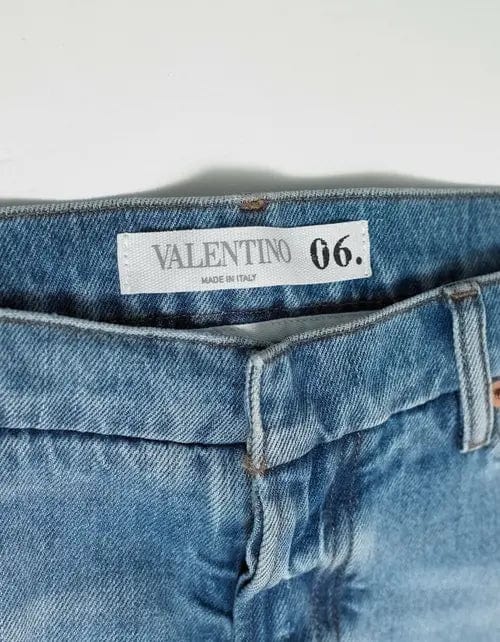 Valentino Garavani Valentino Garavani Rockstud Untitled Light Blue Denim Jeans