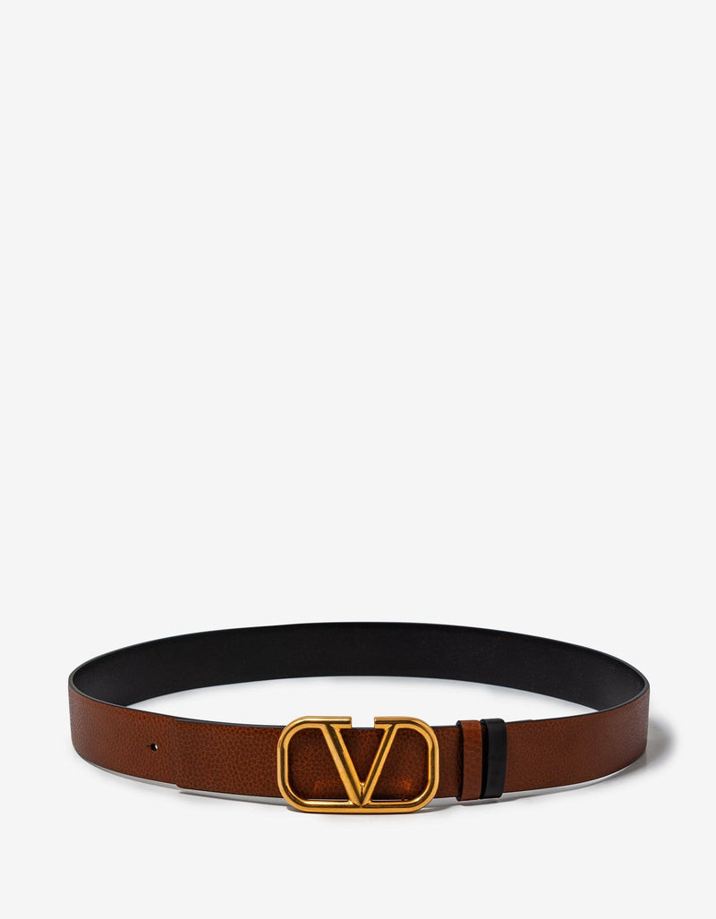 Valentino Garavani Valentino Garavani VLogo Signature Reversible Buckle Belt 35MM