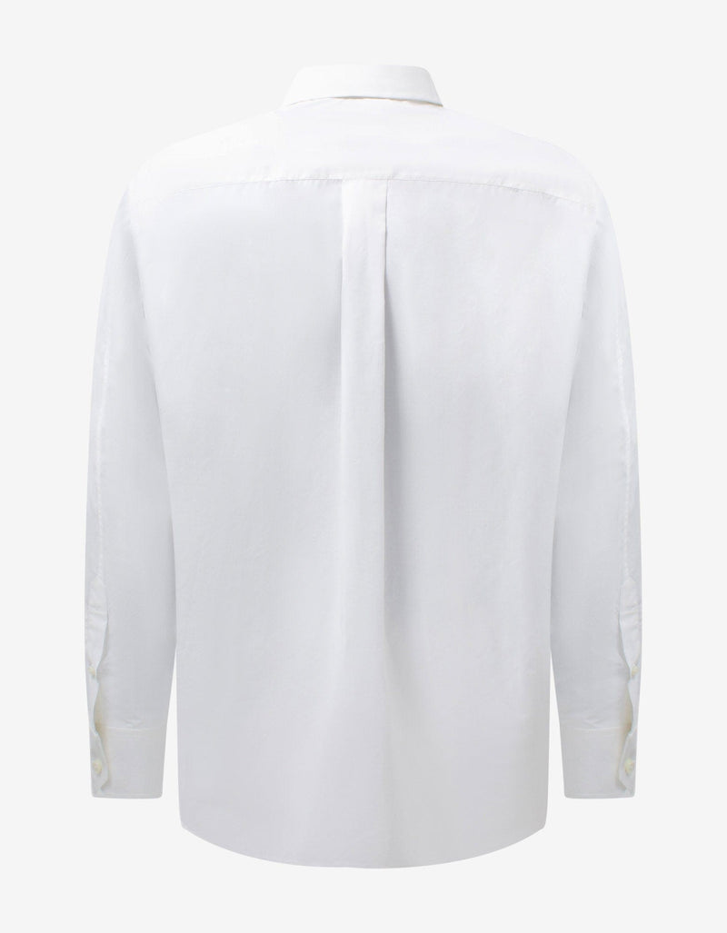 Valentino Garavani White Flowersity Print Oversized Shirt