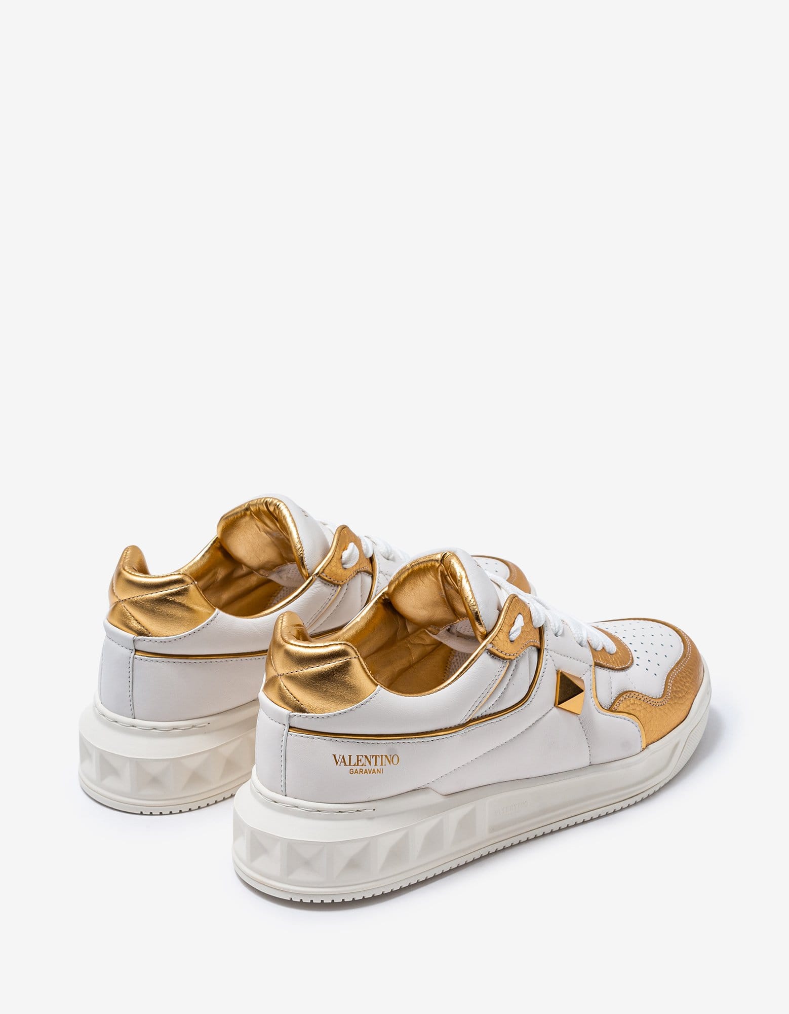 Gold valentino trainers online