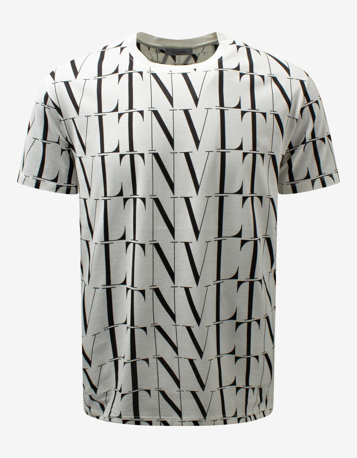 Valentino Garavani White VLTN Times Print T-Shirt