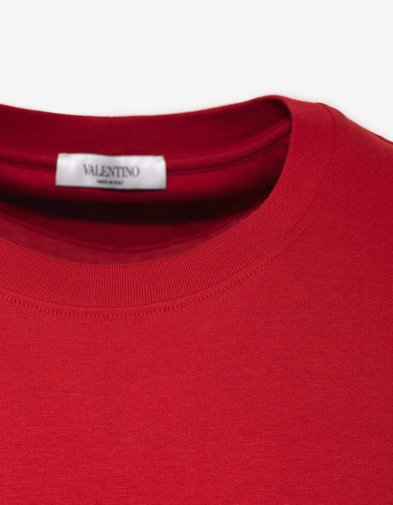 Valentino Red 'Always' Print T-Shirt