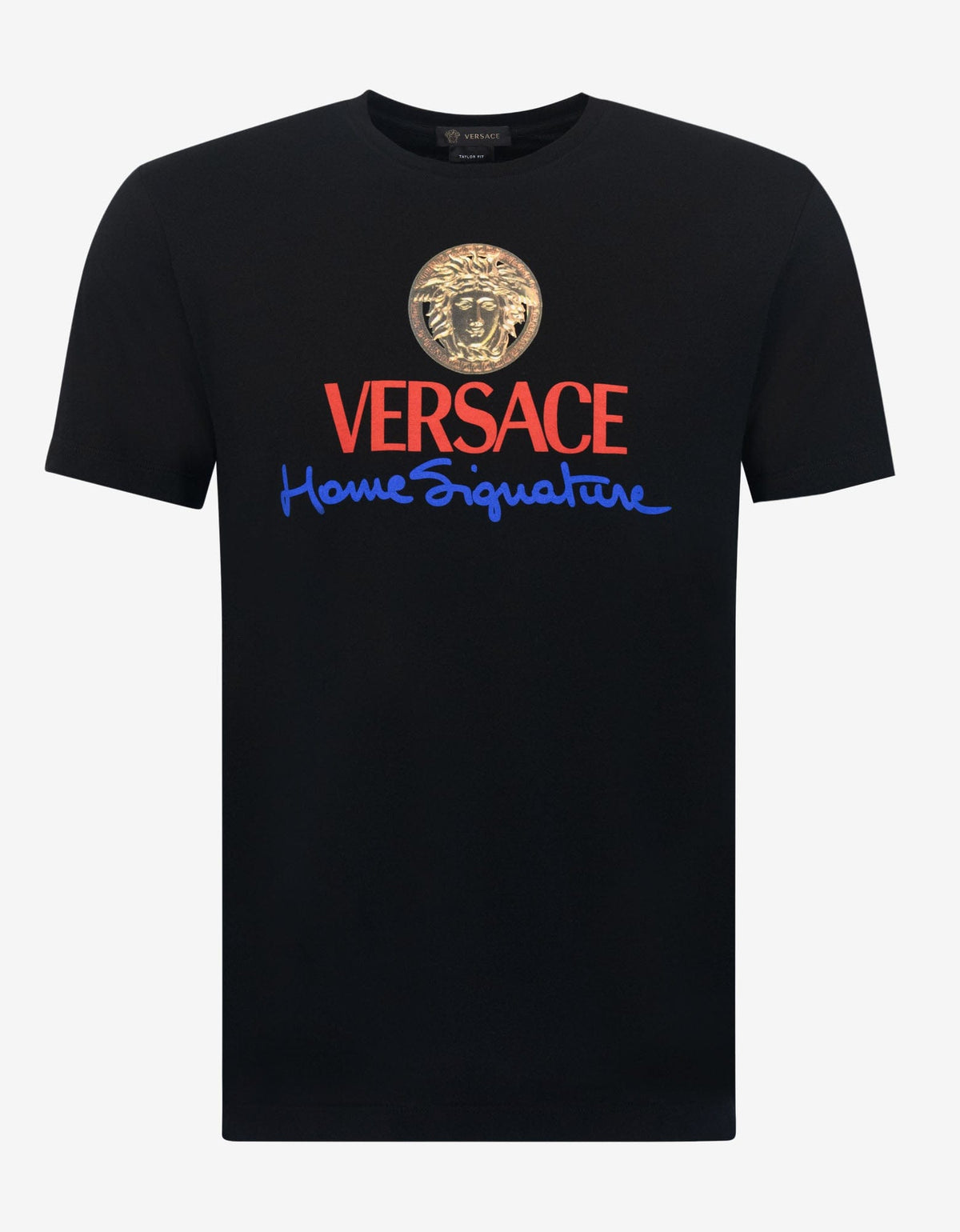 Versace Black Home Signature Print T-Shirt