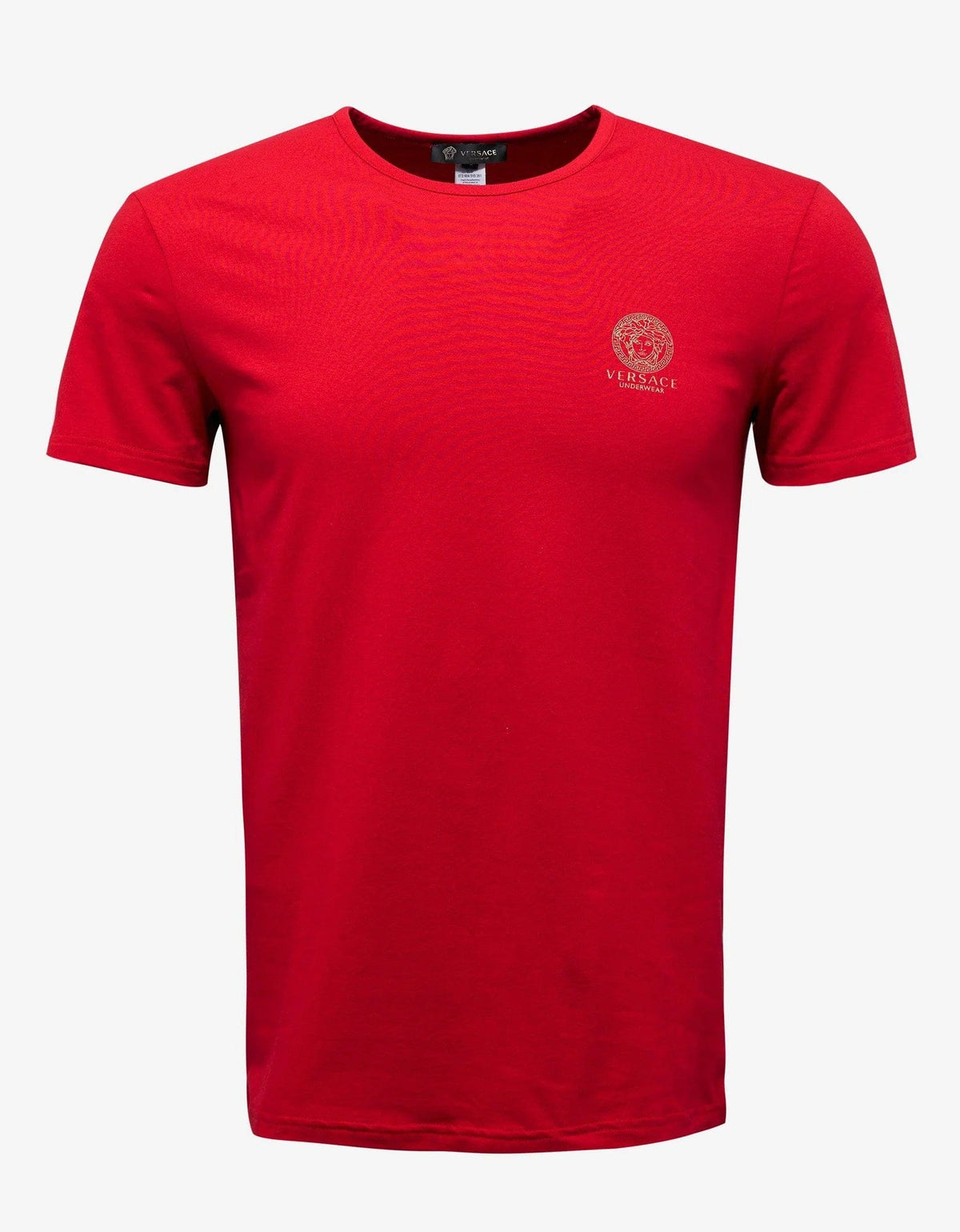 Versace Gym Red Stretch Cotton T-Shirt