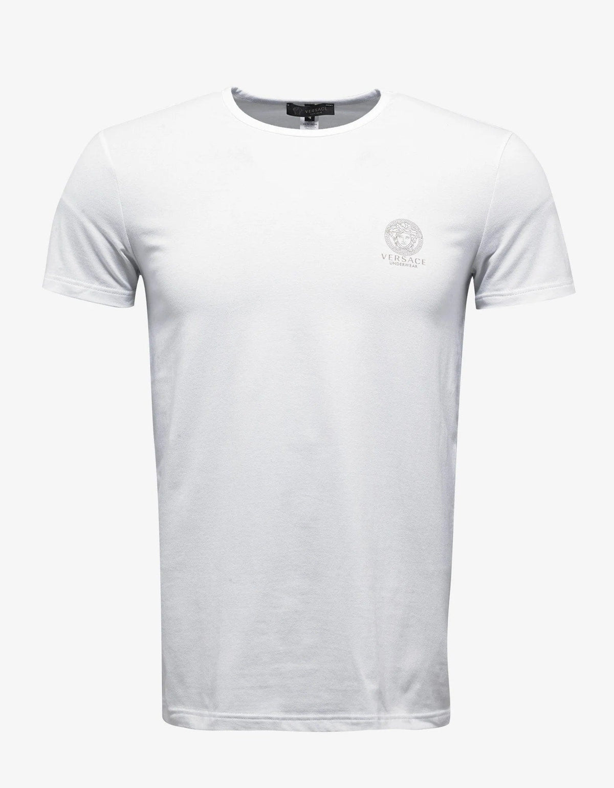 Versace Gym White Stretch Cotton T-Shirt