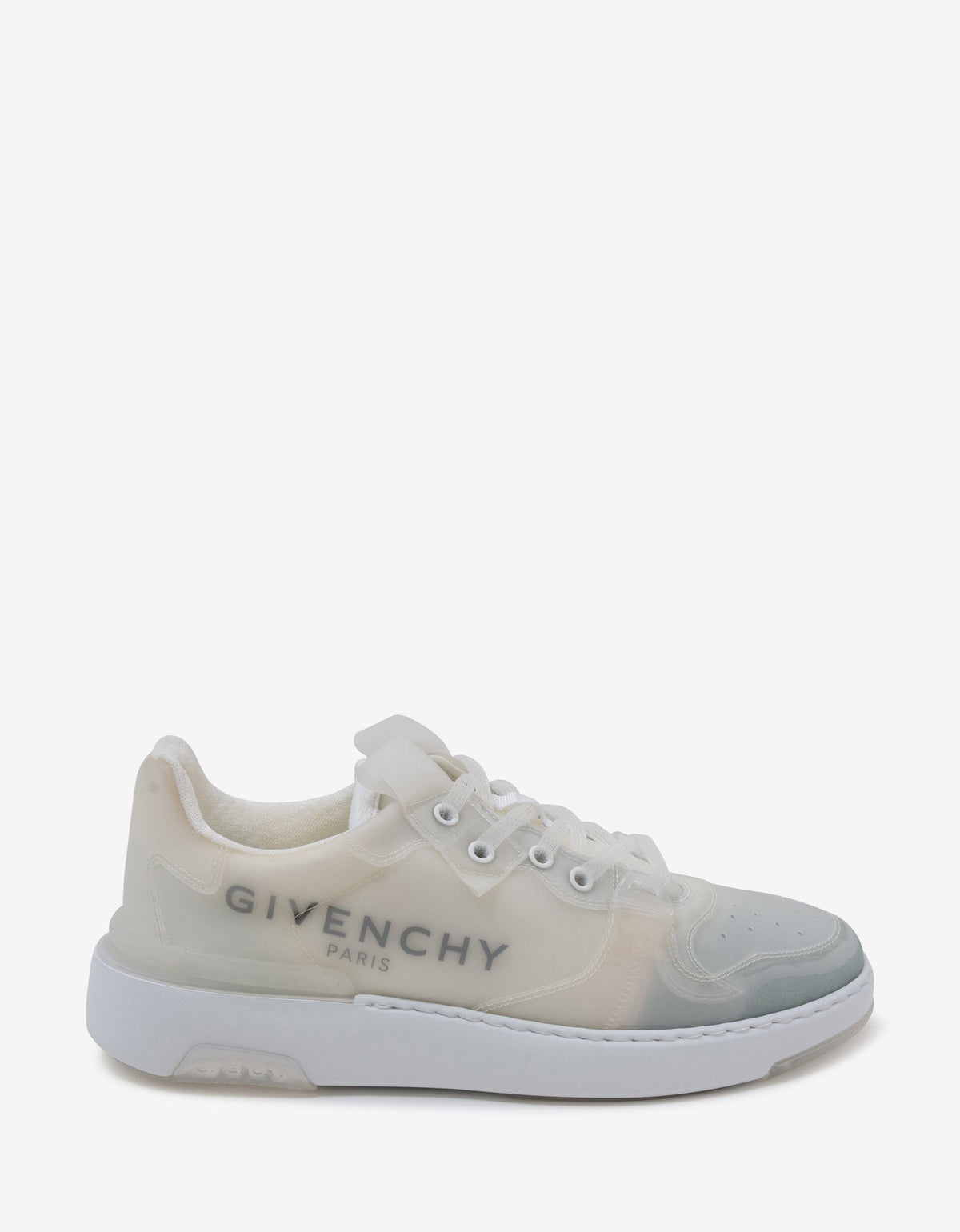 White Translucent Wing Low Trainers