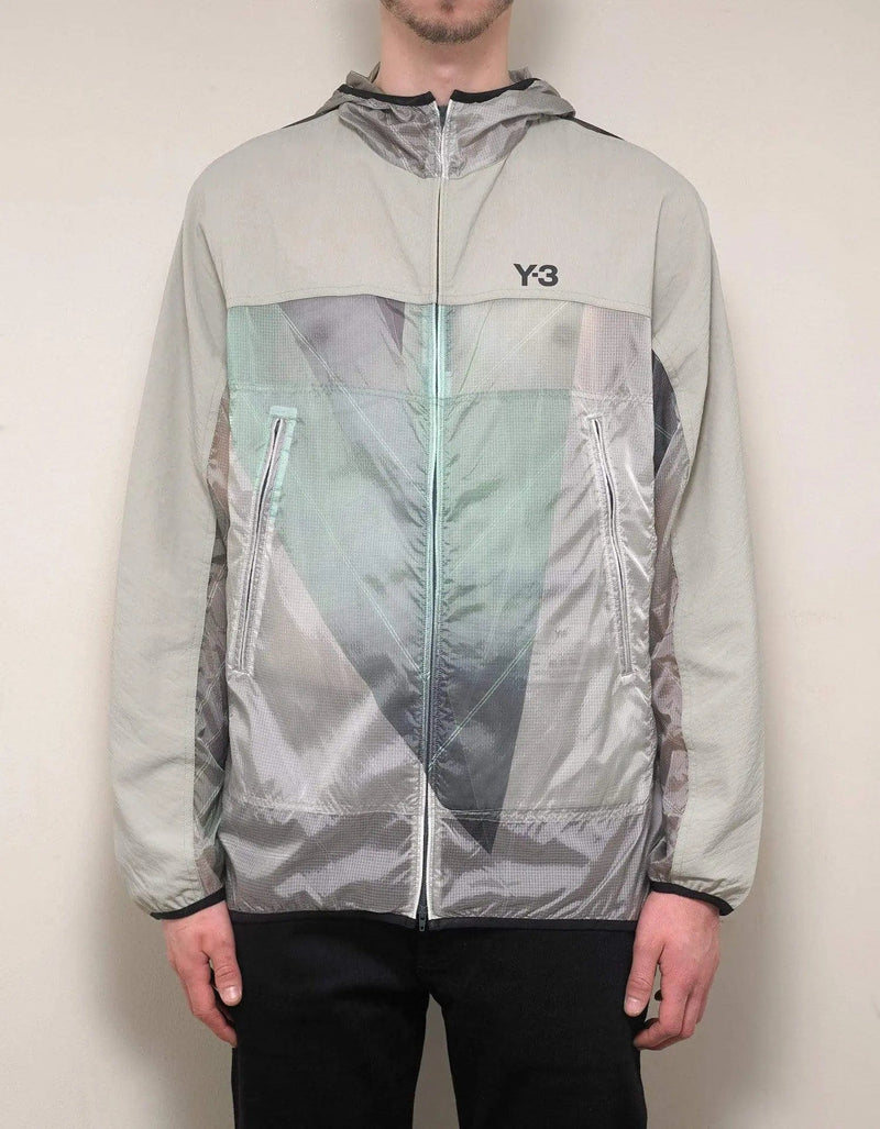 Y-3 Beige AOP Packable Jacket