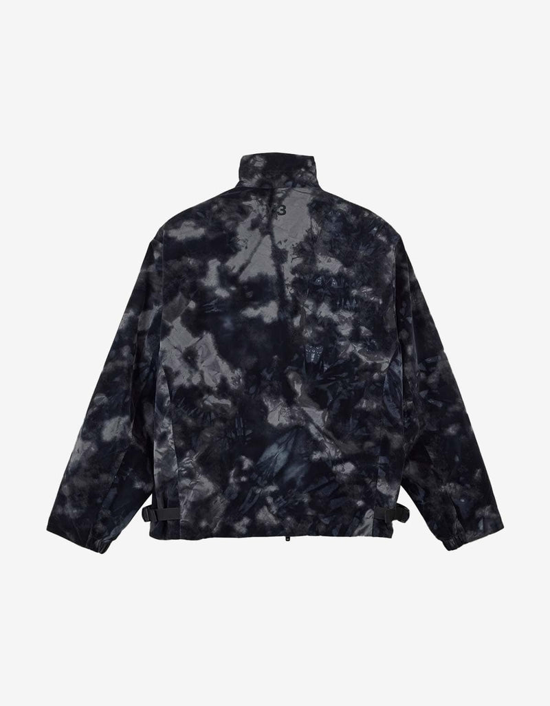 Y-3 Black All-over Print Flock Nylon Liner Jacket