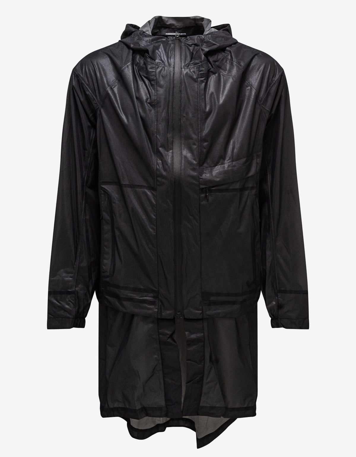 Y-3 Black Classic Sheer Nylon Parka