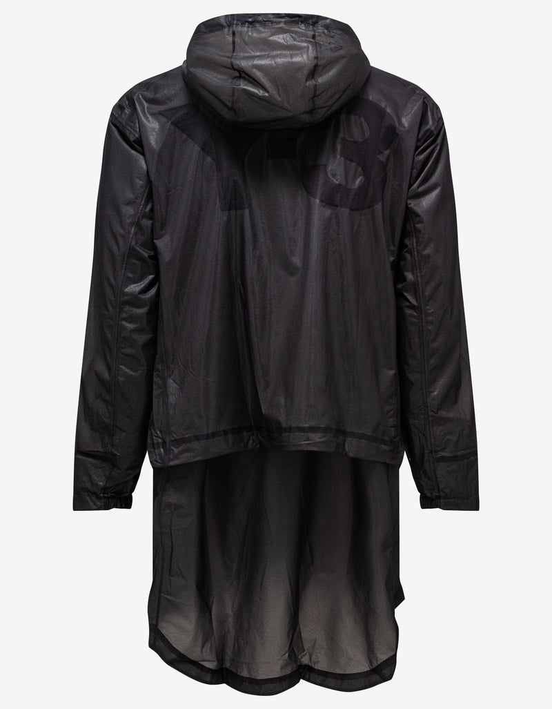 Y-3 Black Classic Sheer Nylon Parka