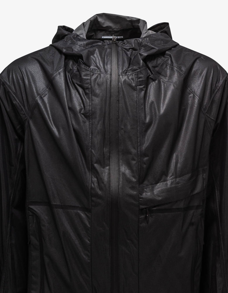 Y-3 Black Classic Sheer Nylon Parka