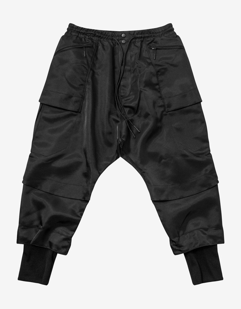 Y-3 Black Classic Tech Twill Cargo Pants