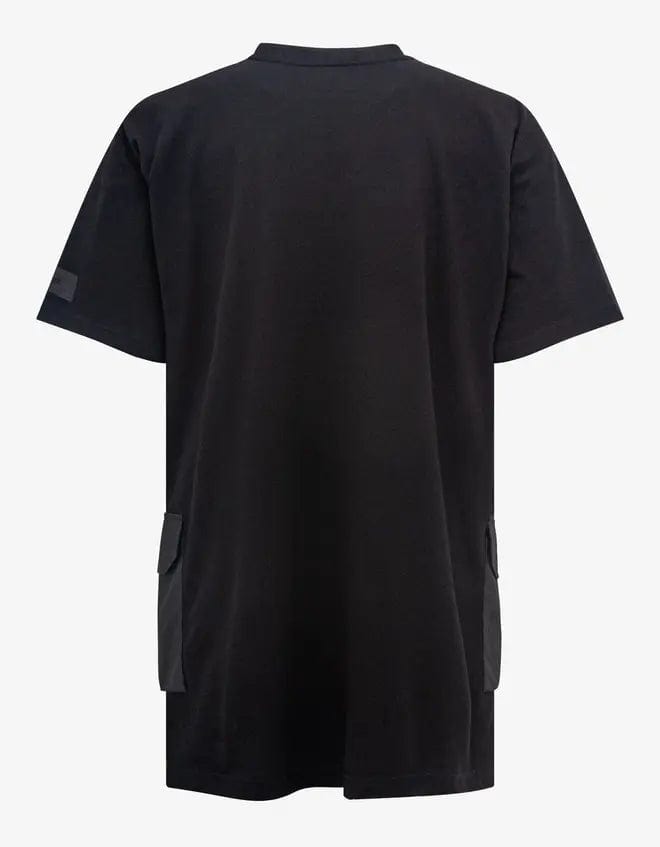 Y-3 Black Crepe Jersey Pocket T-Shirt