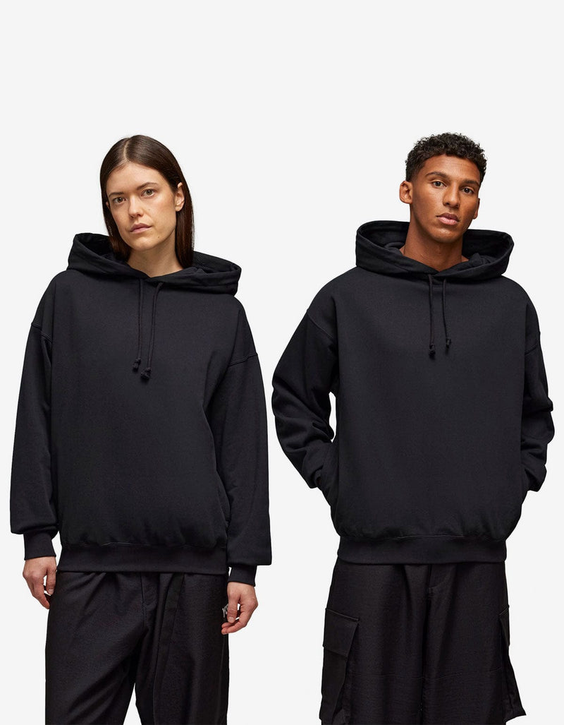 Y-3 Black Graphic Print Hoodie