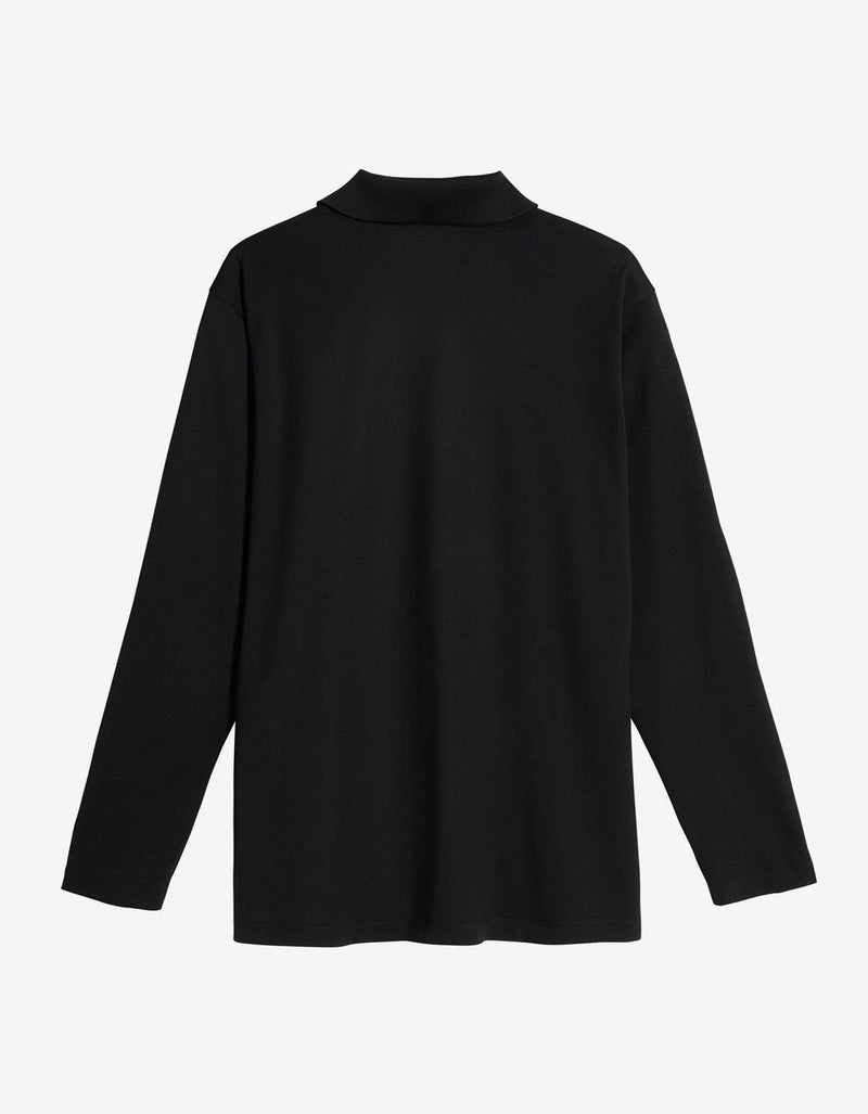 Y-3 Black Graphic Print LS T-Shirt