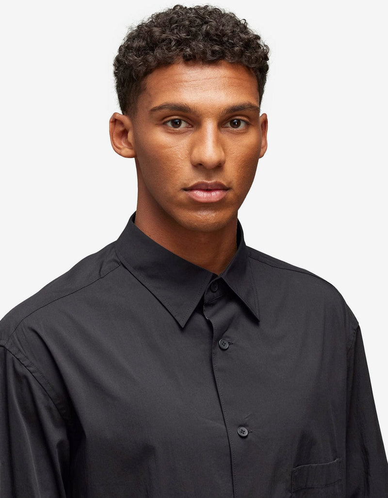 Y-3 Black Graphic Print Shirt